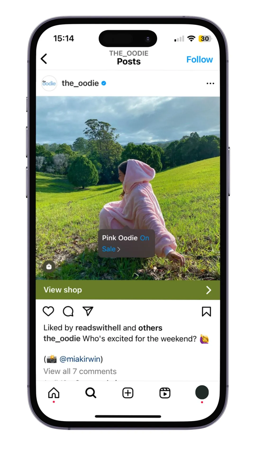 example of Instagram photo ads